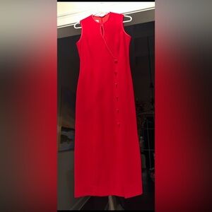 Kenar Vibrant Red Maxi Dress